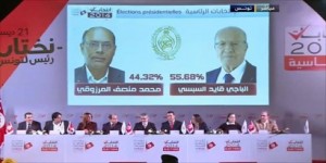 Tunisie-ISIE-Béji Caïd Essebsi élu, officiellement et haut la main-1er Président de la 2ème République