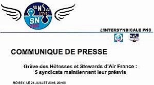 - Air-France-grève-des-hôtesses-et-stewards-du-27-juillet-au-2 août- 30000-passagers-affectés-6