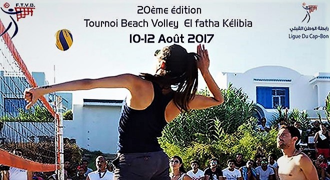 Tournoi de Beach Volley “el Fetha” à Kélibia (10-12 Août)