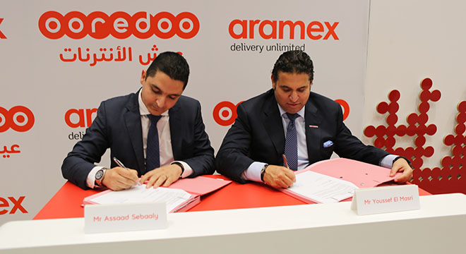 Ooredoo Tunisie et Aramex optent pour un partenariat stratégique afin de booster le secteur du e-commerce en Tunisie