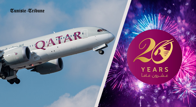 Qatar Airways lance une promotion spectaculaire pour célébrer son 20ème anniversaire