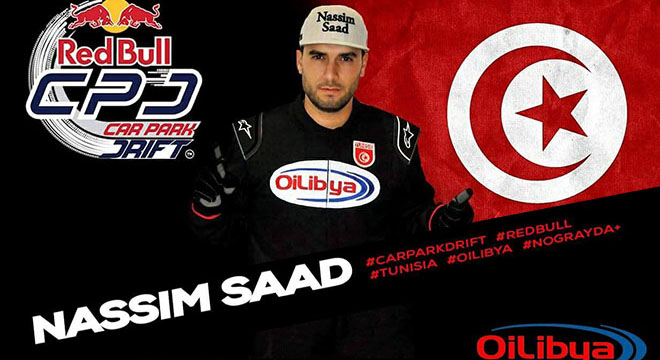 Nassim Saad, champion de Tunisie et king of drift 2017, hissera le drapeau national à la grande finale régionale de drift, le 8 décembre 2017 au Koweït