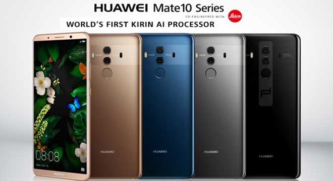Huawei dévoile son Mate 10 alimenté par l’IA