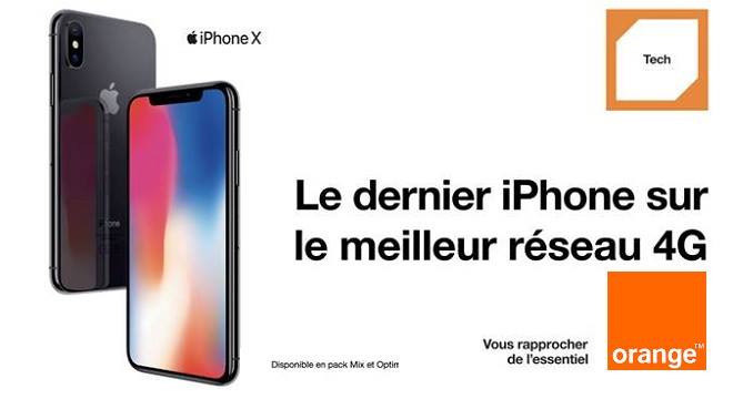 L’iPhone X disponible à partir du 12 janvier chez Orange Tunisie