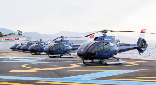 Emirates propose un service de transfert en hélicoptère entre Monaco et Nice