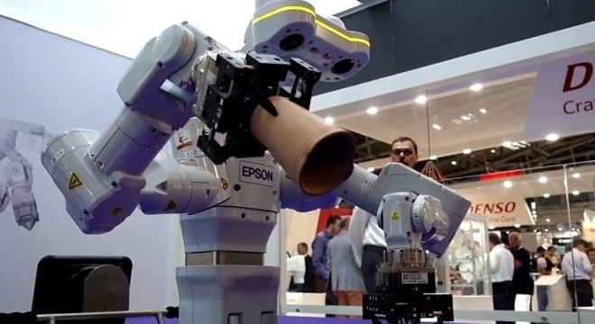 Le nouveau robot autonome d’Epson : Bertie the robot