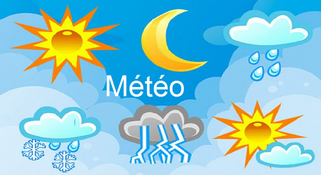 Prévisions Météoroliques pour les vendredi 12 et samedi 13 octobre 2018