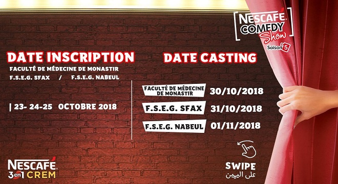 NESCAFÉ COMEDY SHOW, Saison 5 : inscription et casting