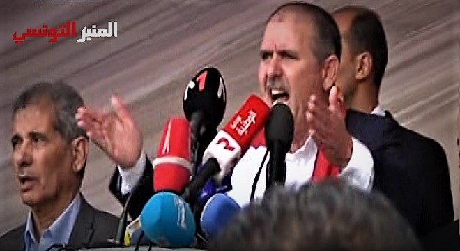- Noureddine-Tabboubi-Grève-discours-du-22-Novembre-2018-Almanber-ettounsi