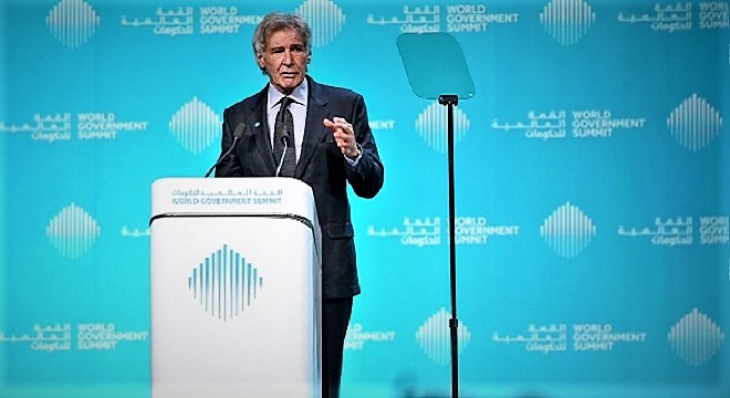 Sommet des Gouvernements du Monde 2019-Harrison Ford(Photo AETOSWire)