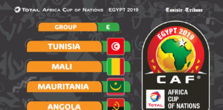 Coupe d’Afrique des Nations (Égypte 2019) : la Tunisie ouvre contre l’Angola le 24 juin (Egypte-Zimbabwe en match d’ouverture le 21 juin)