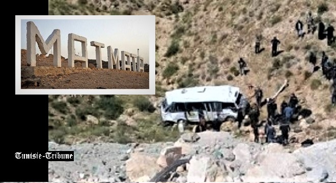 Drame à Matmata : chute dans un ravin d’un bus transportant des enfants en excursion (1er bilan : 6 morts & 10 blessés)