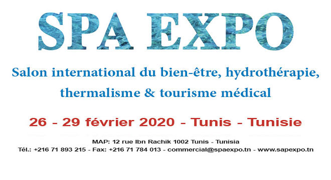 Spa Expo 2020 du 26 au 29 Février 2020 Tunis