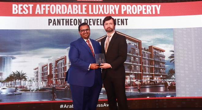 Pantheon Development wins ‘Best Affordable Luxury Property” award by Arabian Business