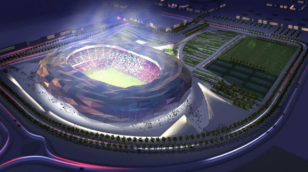 Qatar 2022  un stade  inaugur  pour la finale de la Coupe 