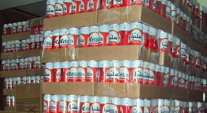 Saisie de 51000 canettes de bière