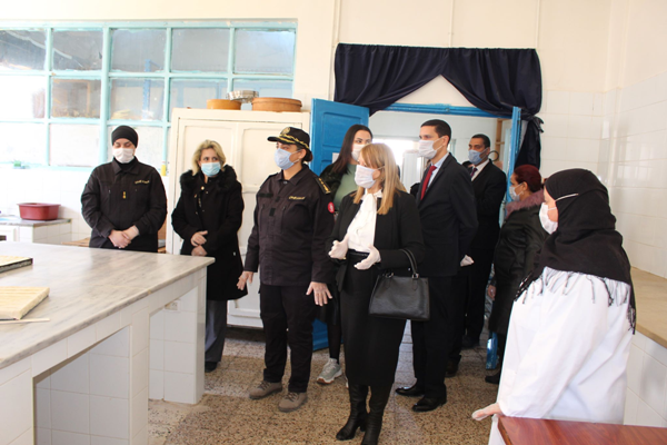 La ministre de la Justice rend visite à la prison des femmes et se rassure quant à leur état de santé