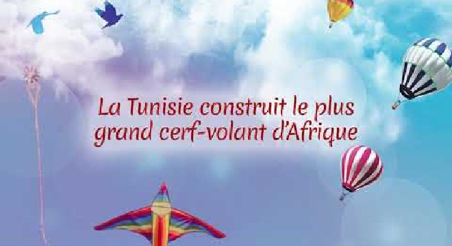 La Tunisie envoie au ciel le plus grand cerf-volant d’Afrique