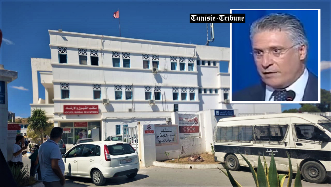 - Nabil Karoui hospitalisé à l’hôpital Abderrahman Mami de l’Ariana-Tunis-نقل نبيل القروي إلى المستشفى-02-