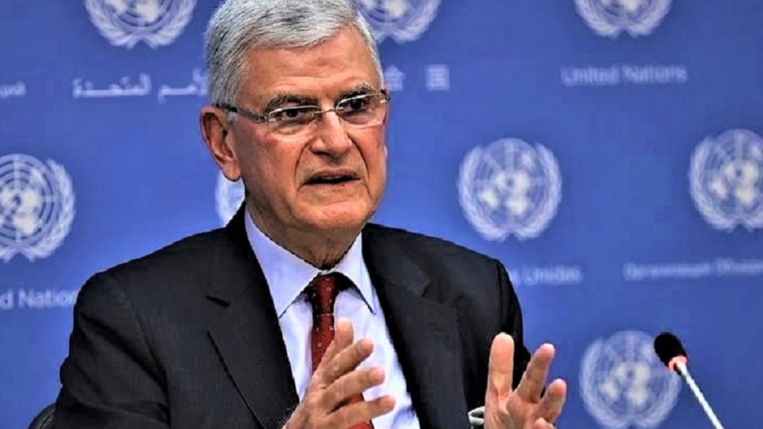 - le Président de l’Assemblée générale des Nations Unies-Volkan Bozkir-