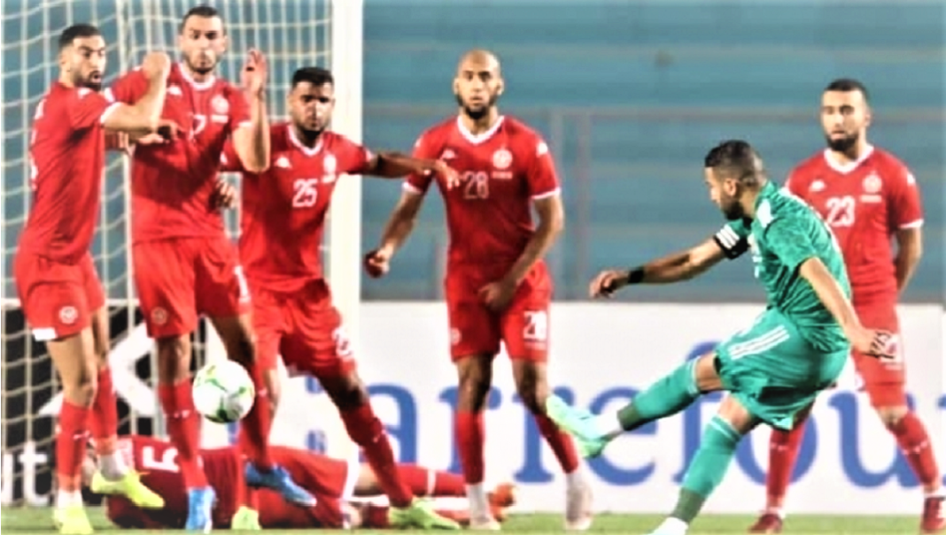 هزيمة منتخب تونس ضد الجزائر 0-2