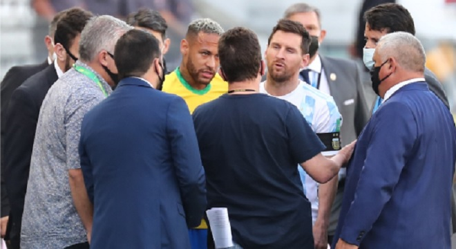 le match Brésil-Argentine arrêté au bout de 6 minutes de jeu