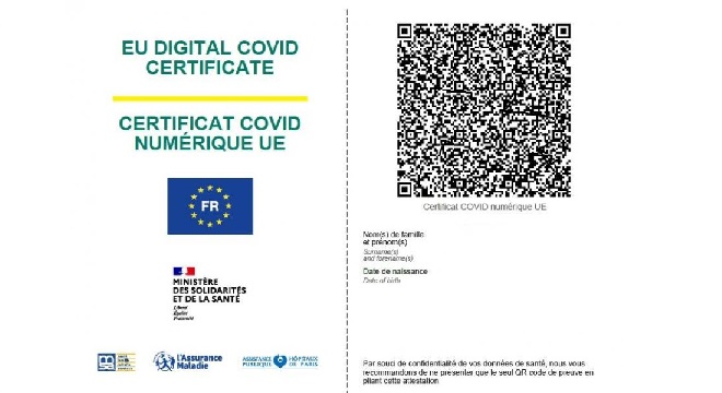 Le pass vaccinal européen disponible sur Evax pour les voyageurs