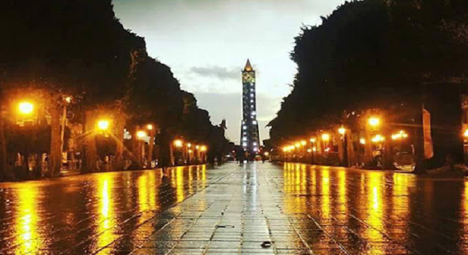 avenue Bourguiba à Tunis