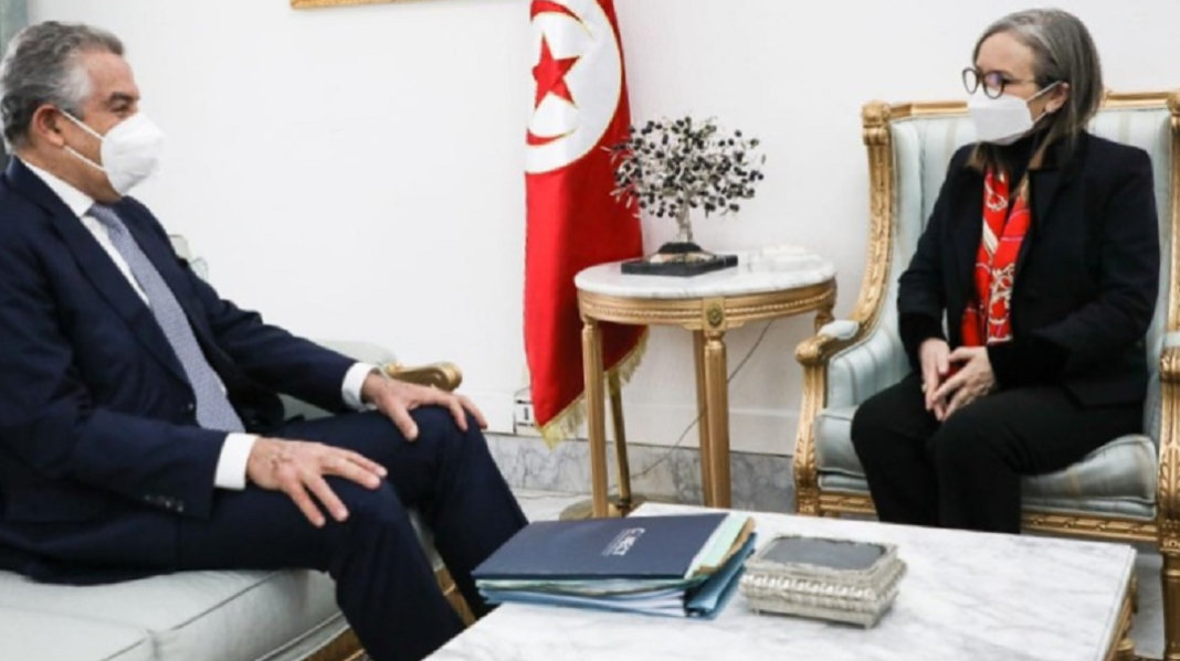 Tarek Cherif-CONECT-ET- la cheffe du gouvernement-Najla Bouden Romdhane