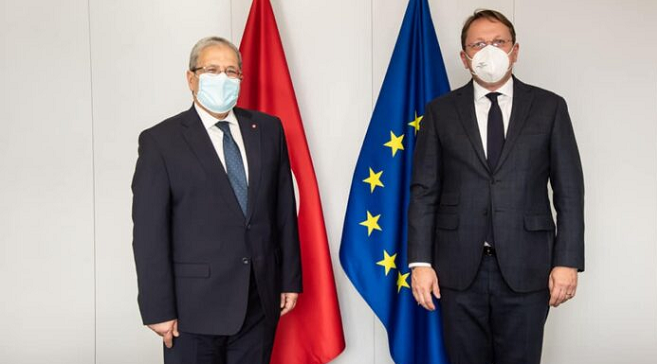 Jerandi s’entretient avec le Commissaire européen au voisinage et à l’élargissement