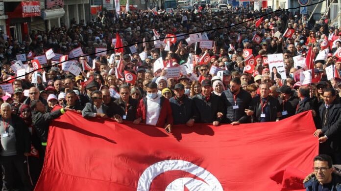 Le Parti Destourien Libre organise une Marche dans la capitale
