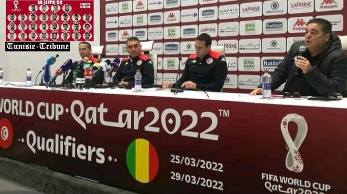 CM – Qatar 2022 (Eliminatoires) : Liste des 28 joueurs Tunisiens convoqués face au Mali : plusieurs n’ont pas été retenus