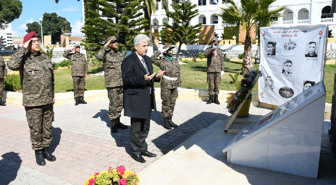 Imed Mémiche se rend à l’école des officiers de Bizerte