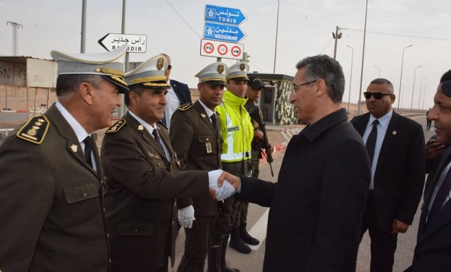 Le ministre de l’Intérieur inspecte les unités sécuritaires déployées à Ben Guerdane