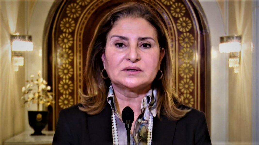 Radhia Jeribi-présidente de l'Union Nationale de la Femme Tunisienne