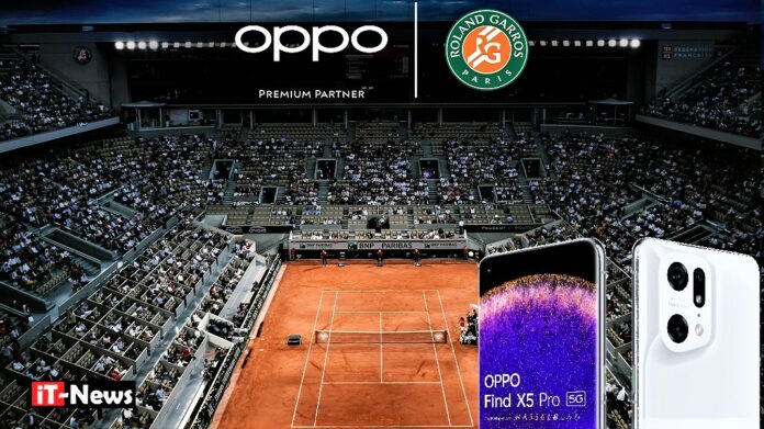 Roland-Garros et OPPO en partenariat premium prolongé pour les tournois de 2022 et 2023