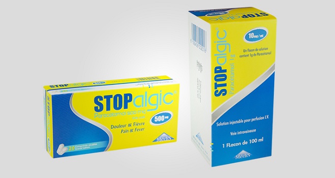 Retrait des médicaments Stopalgic du marché