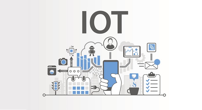 IOT Internet of Things concept as vector illustration
