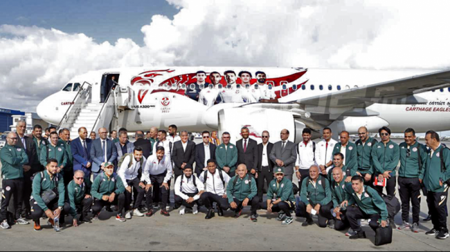 La sélection nationale s'envole pour Jeddah