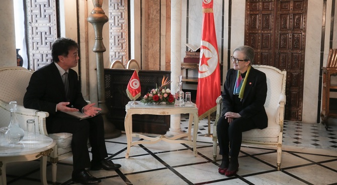 Rencontre entre Najla Bouden et l’ambassadeur du Japon pour concrétiser les projets adoptés à la TICAD