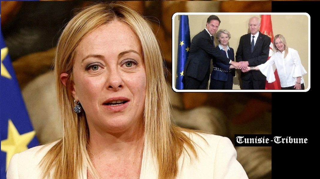 La présidente du Conseil italien- Giorgia Meloni-tt