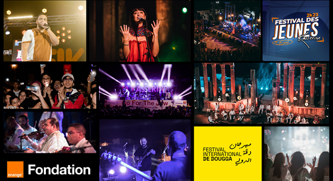 La Fondation Orange Tunisie, mécène culturel des festivals de Kasserine et de Dougga