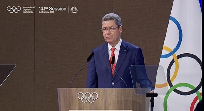 Election de Mehrez Boussayene membre du CIO