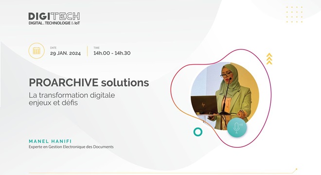 PROARCHIVE au Salon DIGITECH d’Alger