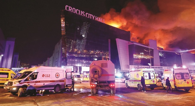 Russie: Au moins 40 morts dans une attaque armée lors d’un concert à Moscou