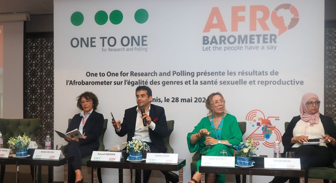 La sixième enquête de l'Afrobaromètre réalisé par l’Institut de sondage « One to One » était consacré à l'équité de genre, la santé reproductive et la lutte contre la violence faite aux femmes