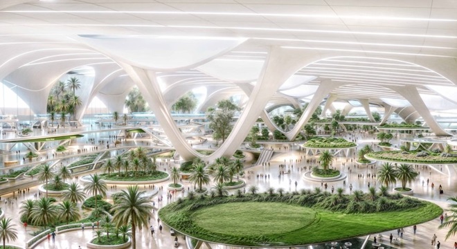Le futur aéroport de Dubaï