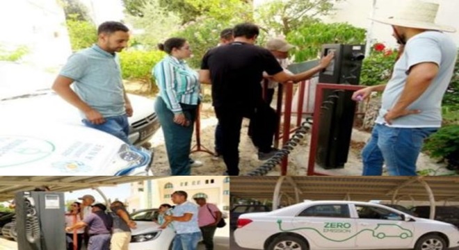 Nabeul-Installation de 6 bornes de recharge pour véhicules électriques