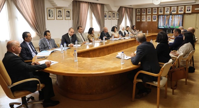 Réunion entre le ministre du transport et une délégation de la BEI