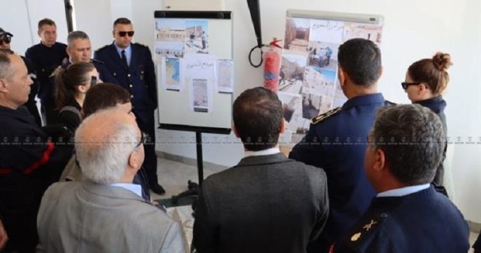 Zaghouan-Zriba Une délégation de l’AFD visite le site du projet d’un Centre de formation de la Protection civile